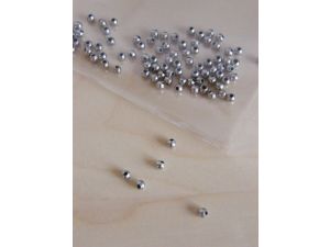 500 Spacer beads 4mm silver  tone FS396